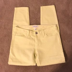 Banana Republic Yellow Jeans NWOT